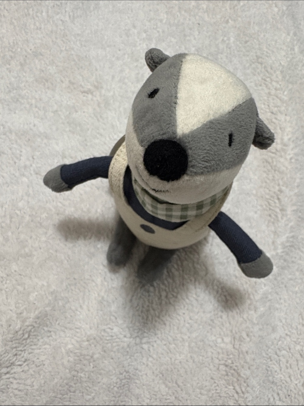 Jellycat Little Rambler Badger Rattle - Picture 4 of 7